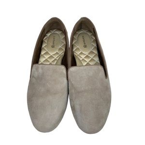 Birdies Starling Latte Tan Suede Flats Loafers 8